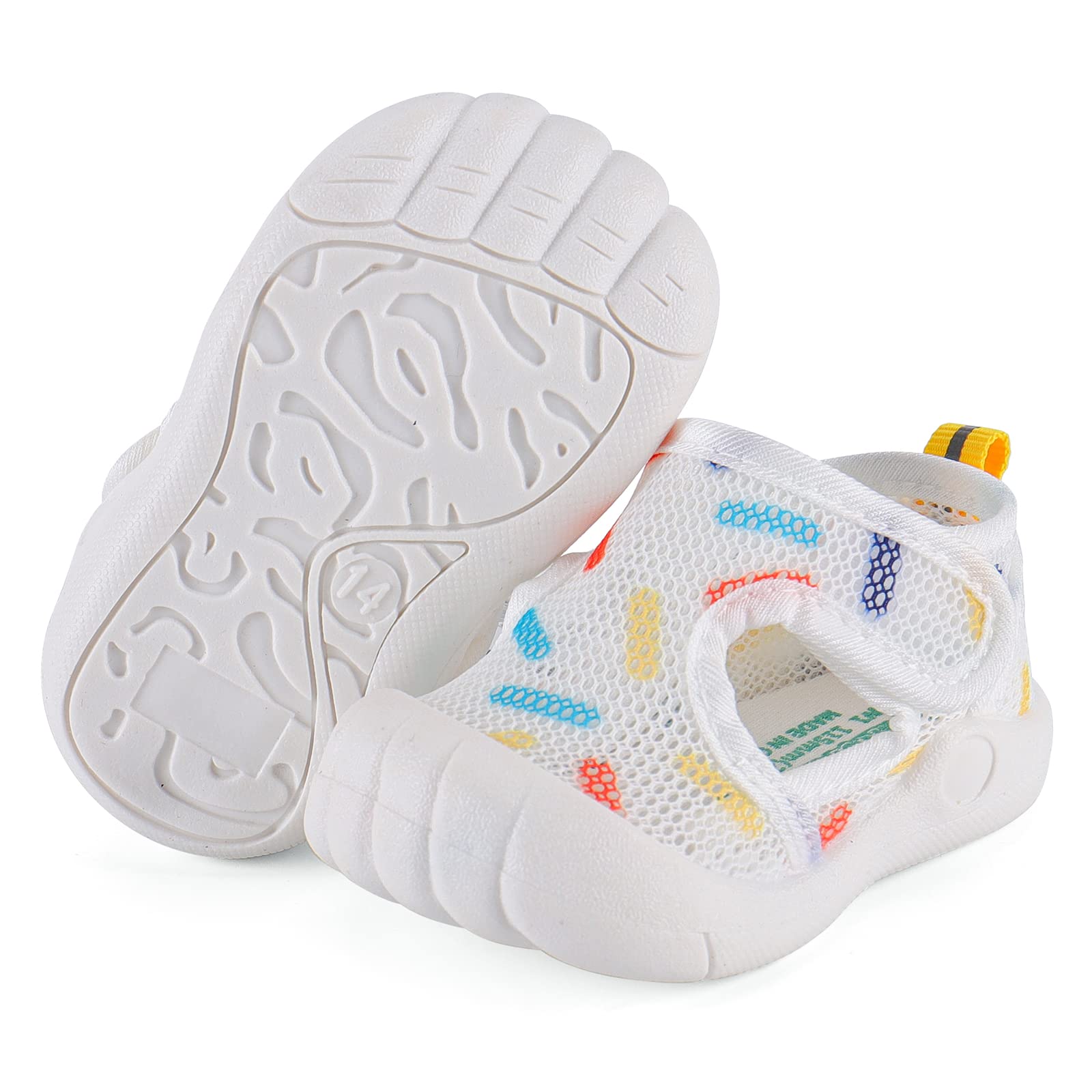 LACOFIA Chaussures Premier Pas Bébé Garçons Filles Baskets Bébé de Marche Respirantes Antidérapantes