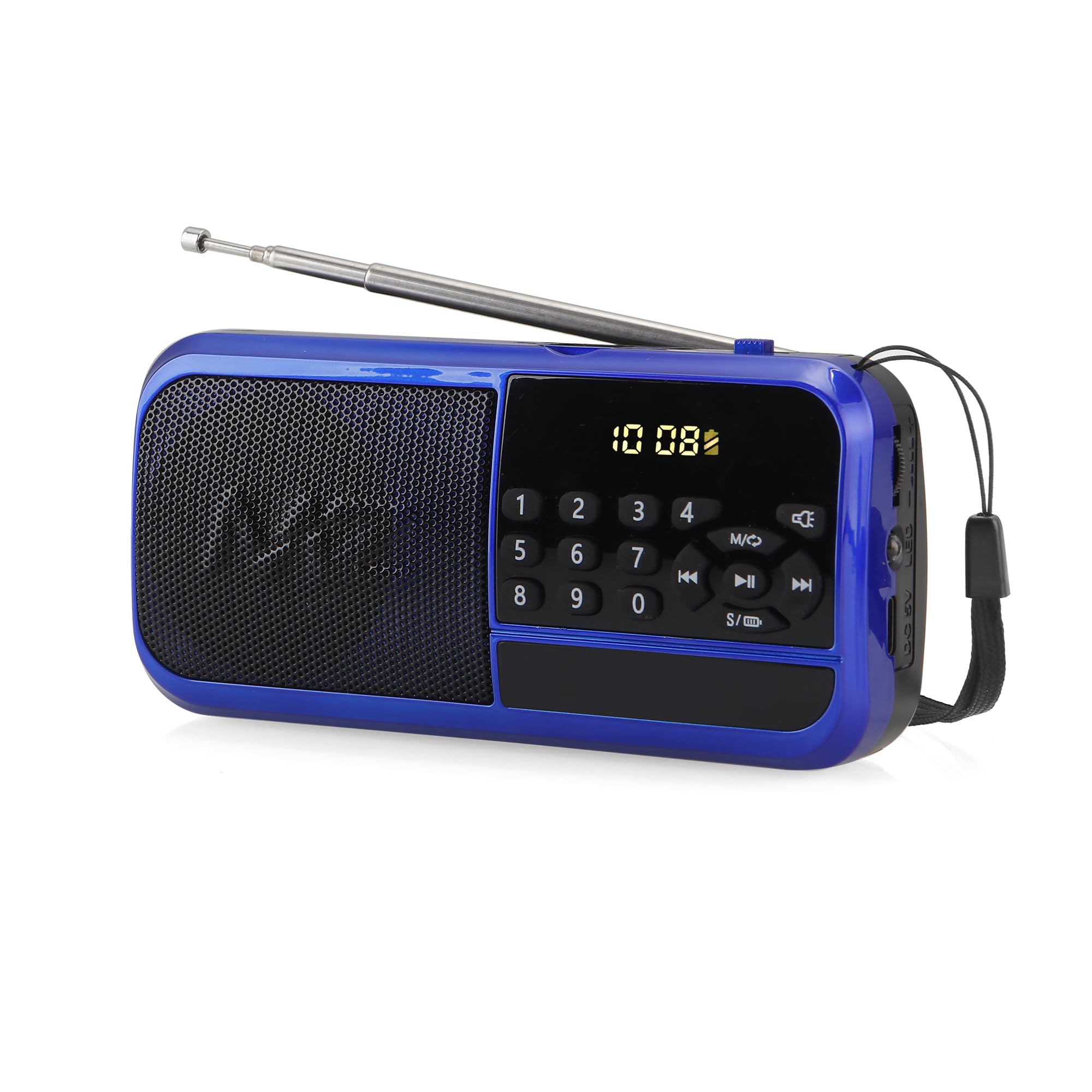 MZ S9 (Fm Super Radio) with Bluetooth/USB/Aux/Tf Card 5W Power & 1200Mah Battery | Blue-image-25
