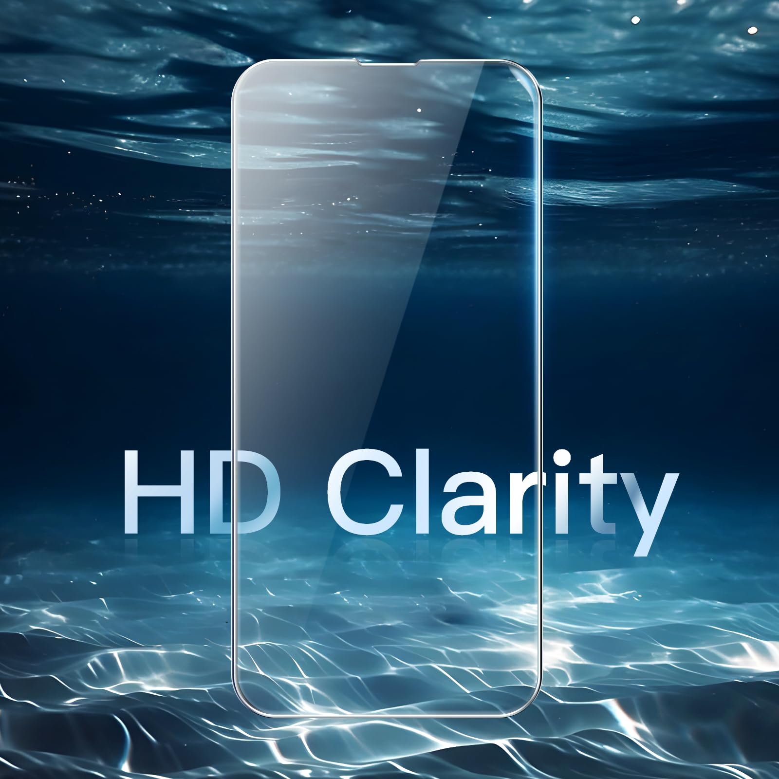 JETech Pellicola Protettiva a Copertura Totale per iPhone 16e 6,1 Pollici 2025, 9H Vetro Temperato Film, Compatibile con Cover, HD Chiaro, Pacco da 3
