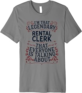 Repair Rental Service - Legendary Rental Clerk Premium T-Shirt