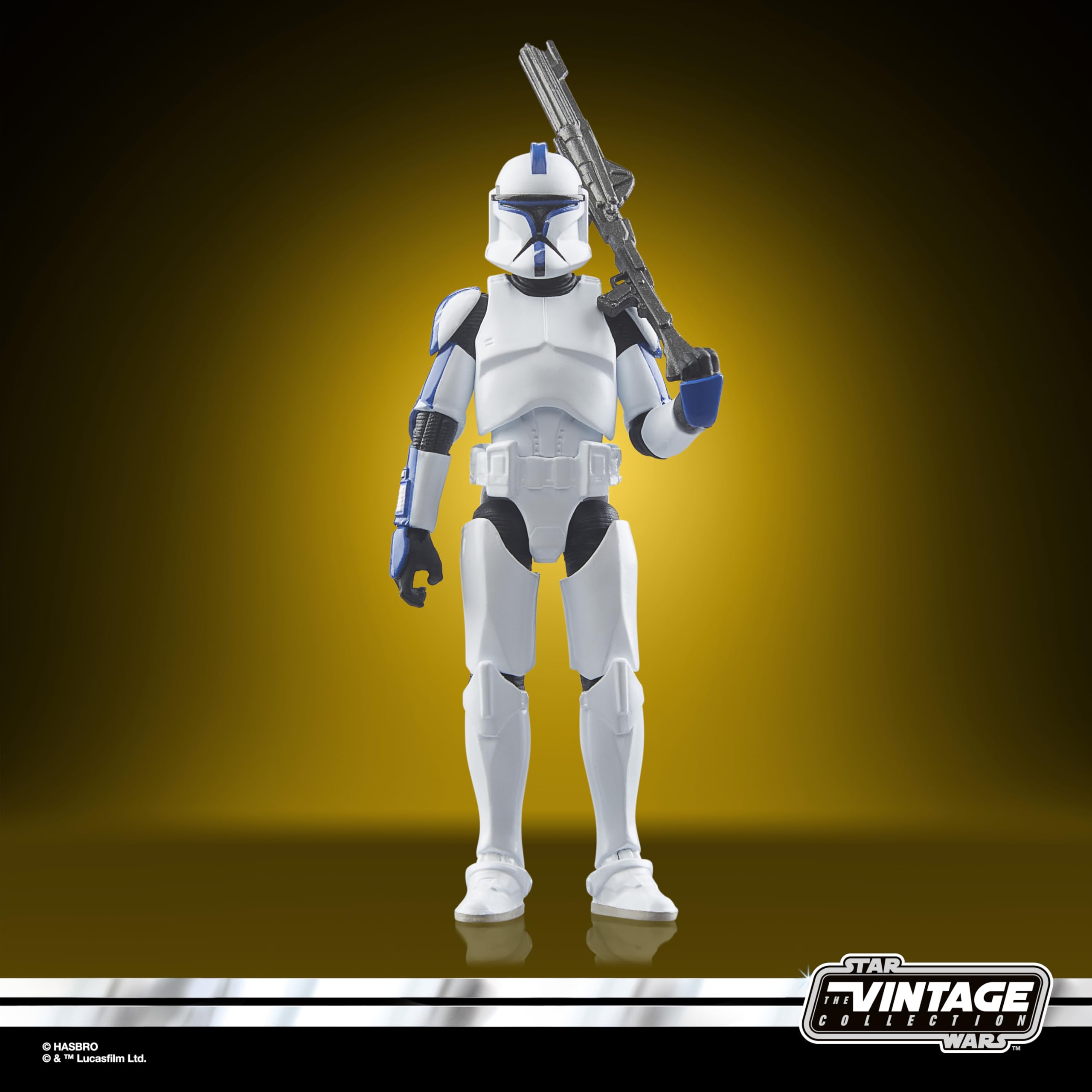 Hasbro, Star Wars The Vintage Collection, Tenente Clone Trooper (Teth), action figure ispirate alla serie "Star Wars: Ahsoka", da 9,5 cm