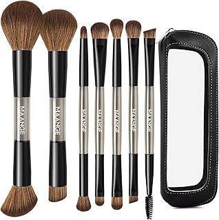 MAANGE Juego de 7 pinceles para maquillaje co...