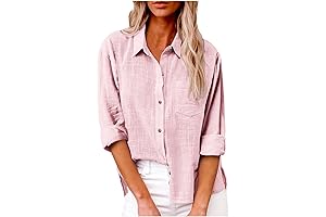 Women's Gauze Button-Down: The Perfect Linen Summer Top