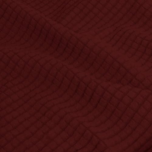 Miniatura 5 de Easy-Going Funda elástica para sofá de 2 piezas, funda de sofá para perros, lavable, para cojines separados, tela jacquard de elastano, protector de