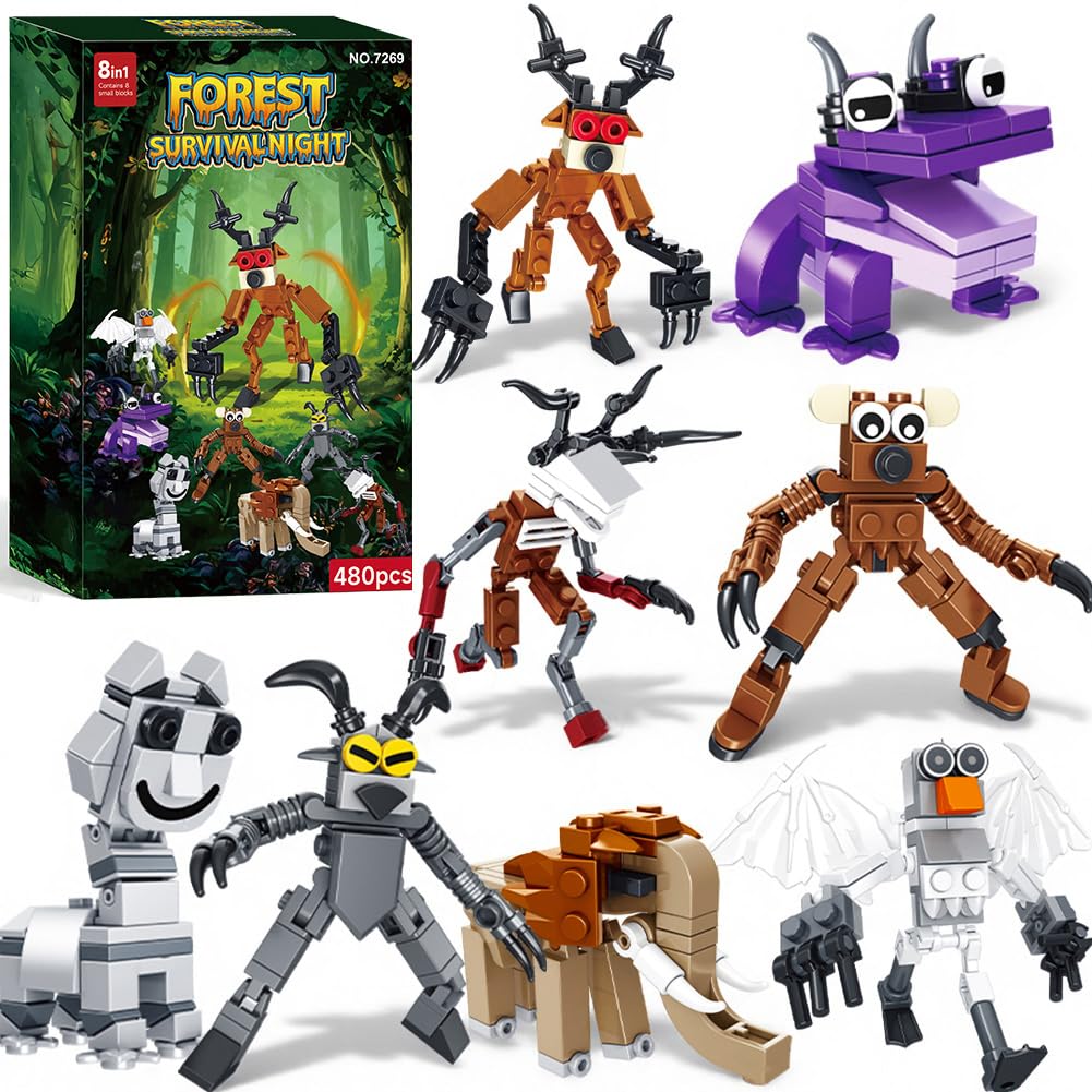 99 Nights In The Forest Building Toys,480pcs Brick Set For Kids