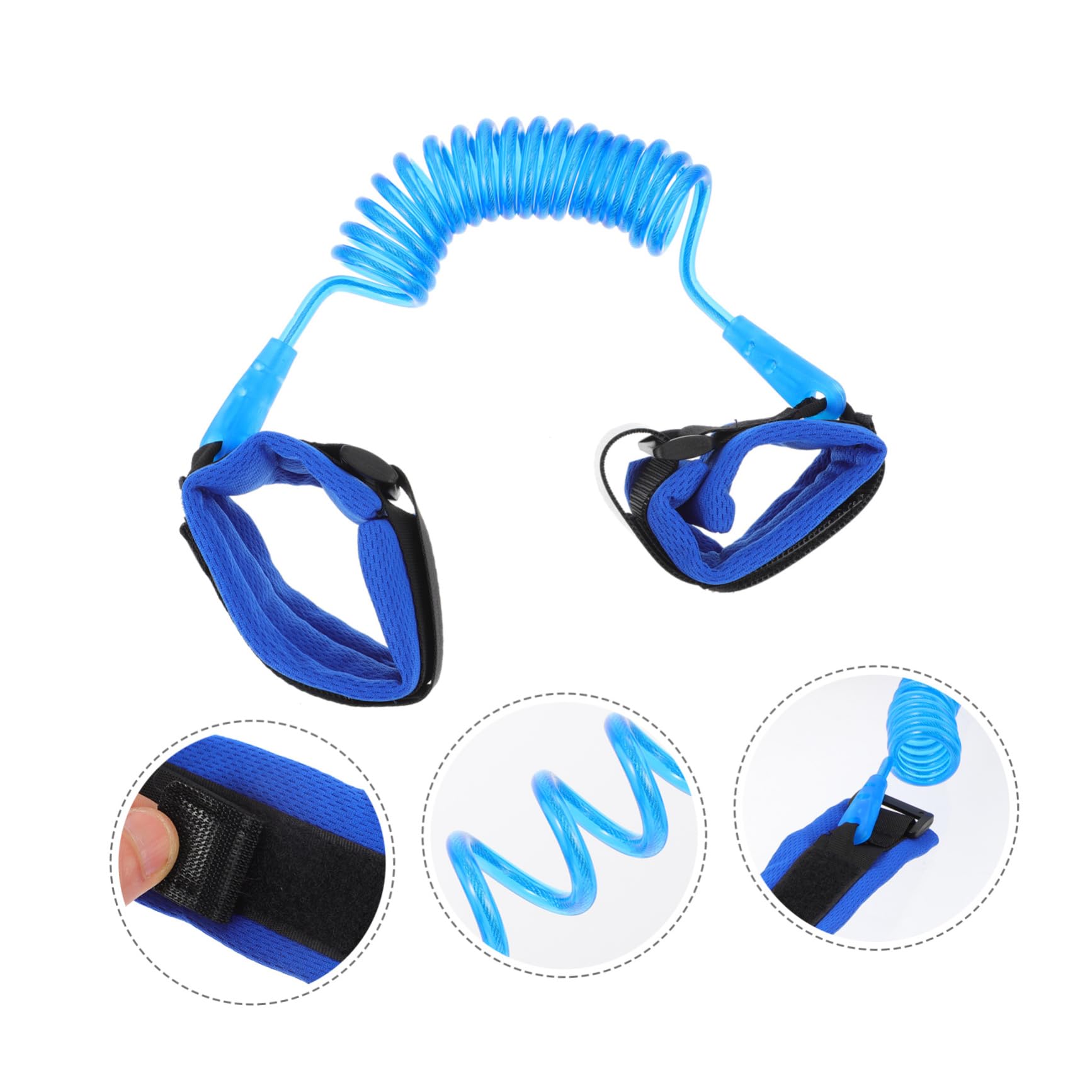 VICASKY Elastic Wire Anti Lost Wristband Boys and Girls Toddlers Childproof Wristband Safety Leash for Supermarket Public