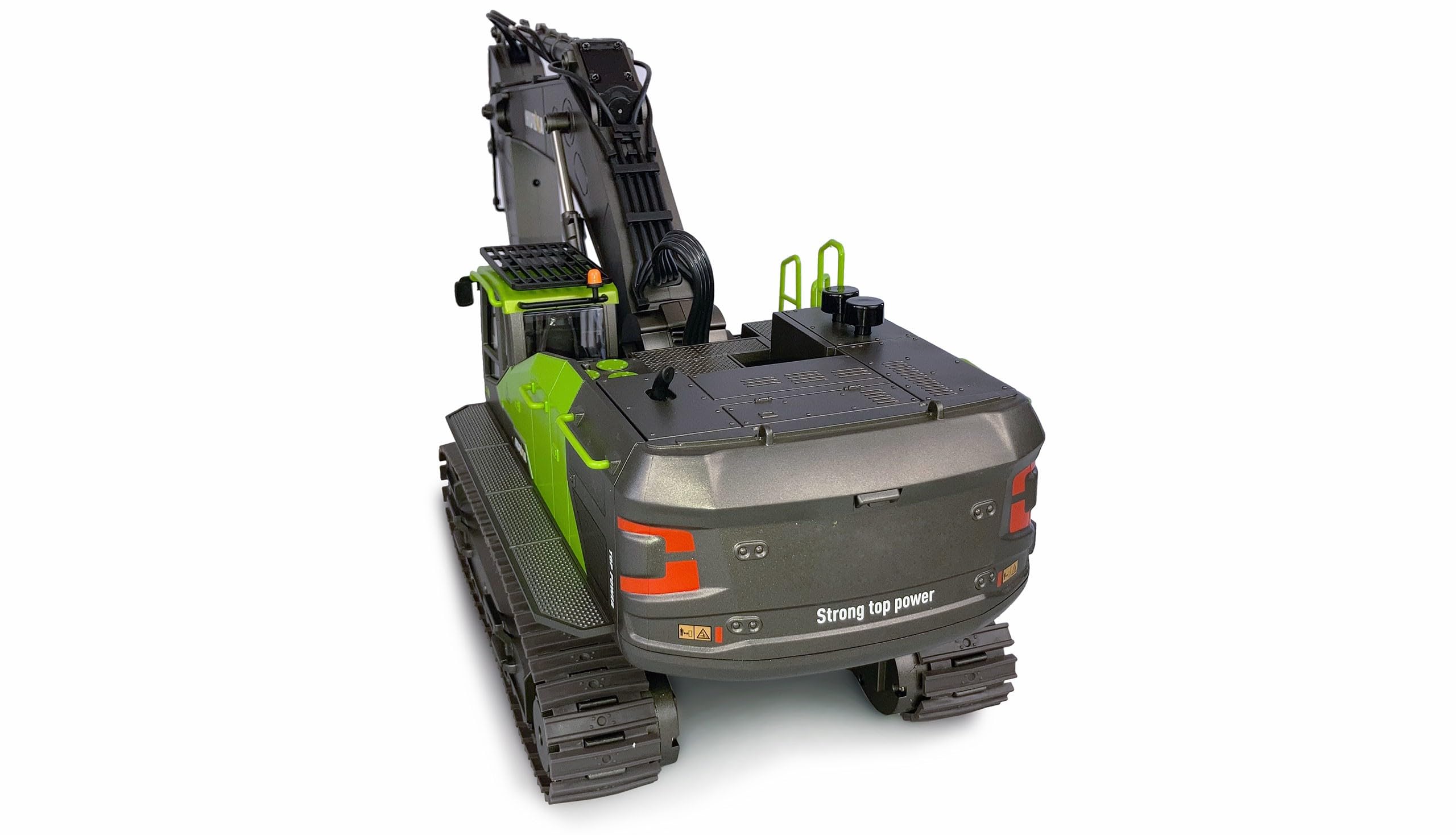 Amewi ACV730 V3 - Excavadora Oruga teledirigida Totalmente proporcional 1:14 RTR Gris-Verde