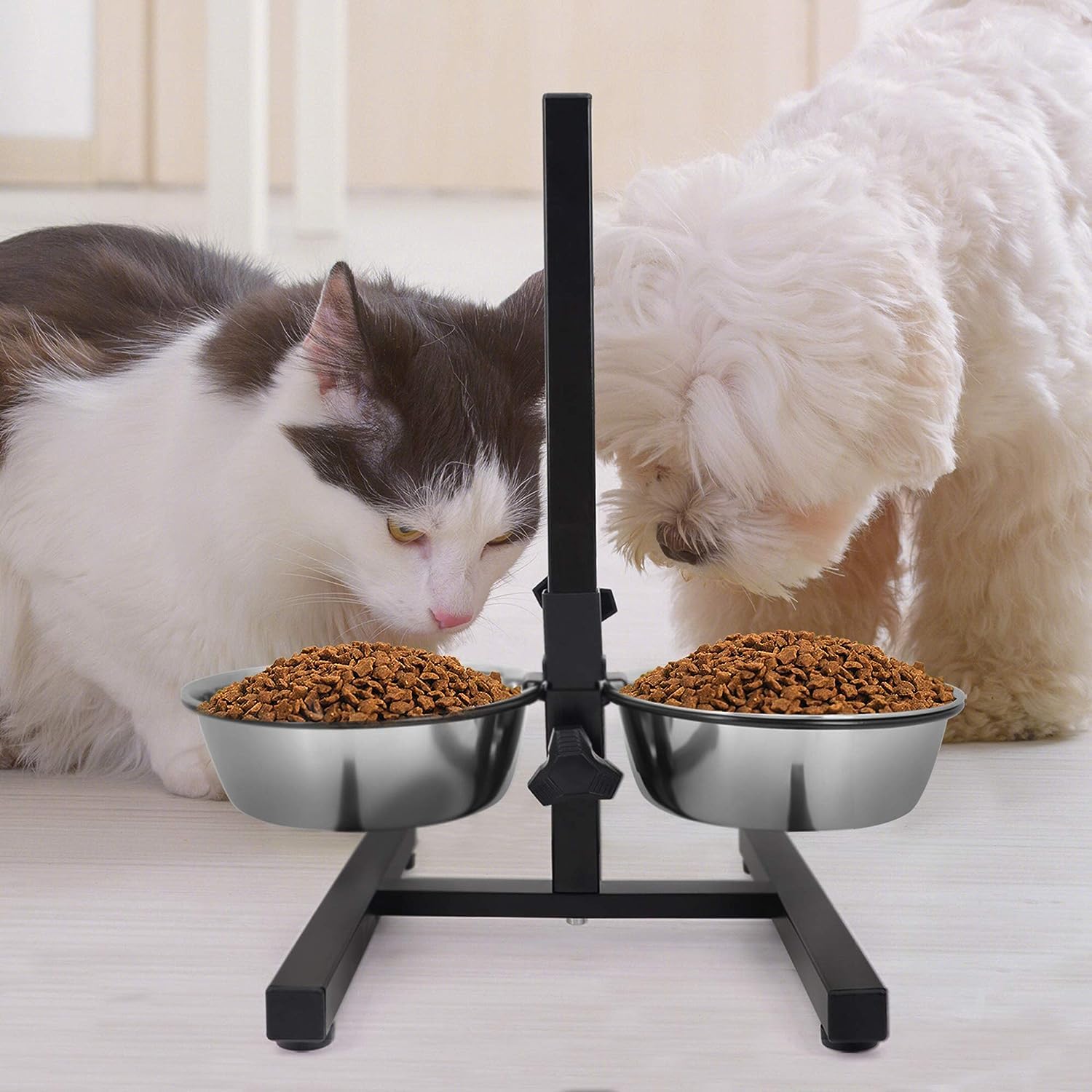 KittuPet Stainless Steel Double Diner Food Bowl Stand for Dog, 2 x 2000 ML (B0CF59XZ8G) Amazon Price History, Amazon Price Tracker
