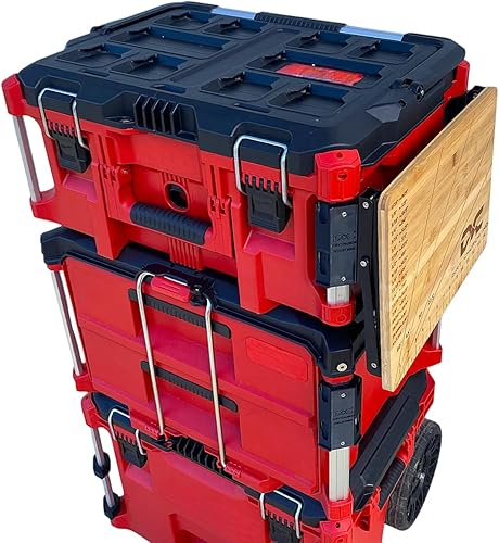 Miniatura 8 de Paquete Milwaukee, mesa de bambú plegabledesmontable. *Paquetes Milwaukee no incluidos*