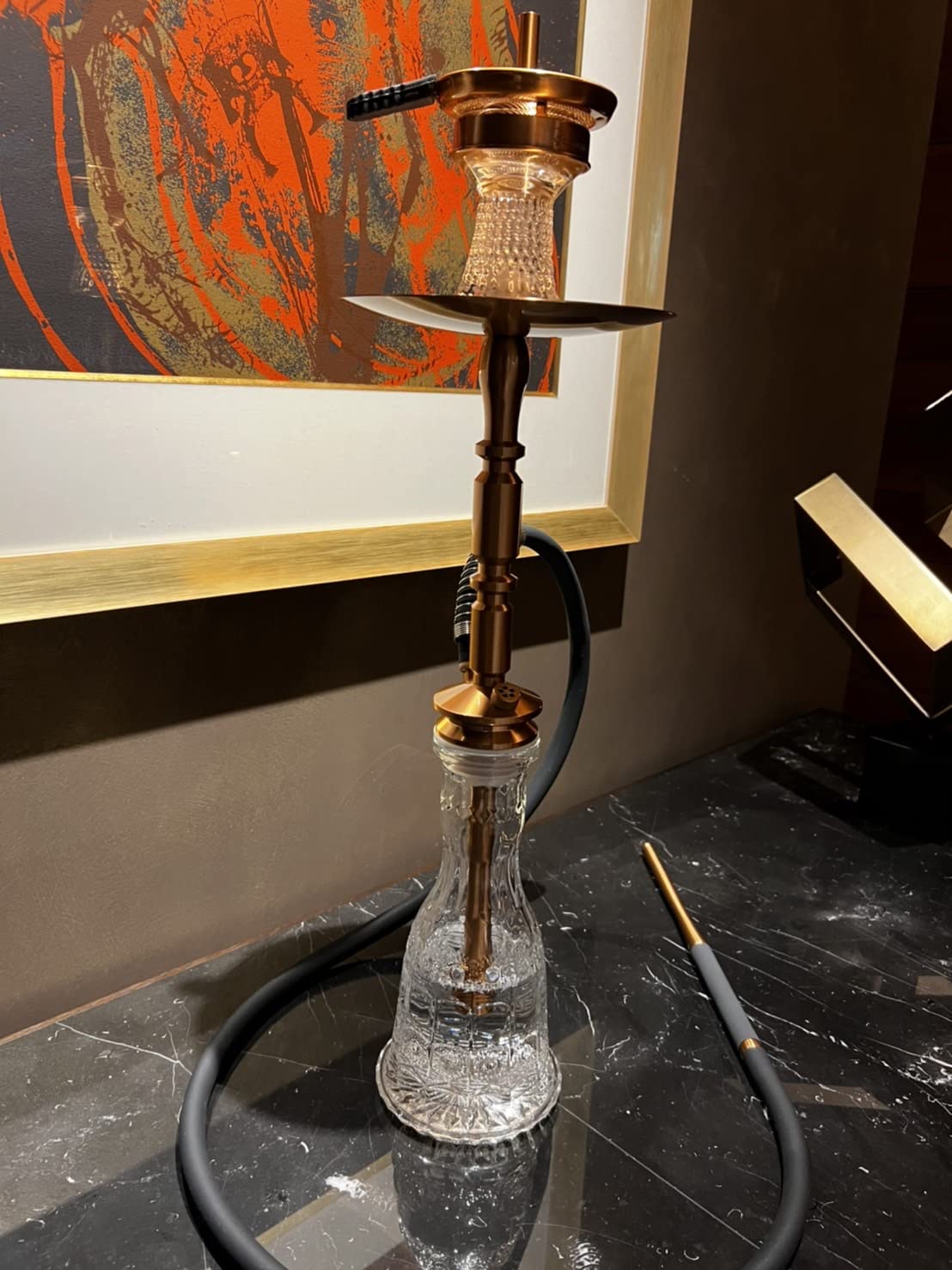 CyberChill Elixir Shisha ゴールド　シーシャ本体 CyberChill Elixir Shisha （gold /blue） エリクサー シーシャ 17点