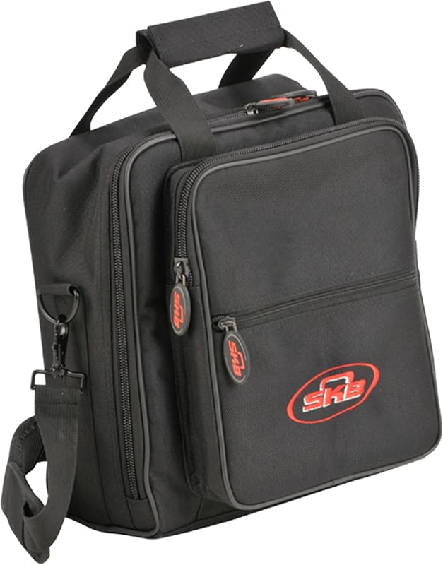 SKB Cases 1SKB-UB1212 UB Series 1212 Mixer Case, Padded Audio Equipment Bag for DJ Controller, Recorder and Studio Gear, 12 x 12 x 4 Inch, Black | Fits controllers recorders and studio equipment, doubles as gear-carrying solution, protects knobs and faders, grab and go