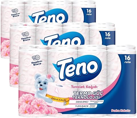 Teno Avantaj Pak. Parfüm Tuvalet Kağıdı 16'lı (3 paketi)