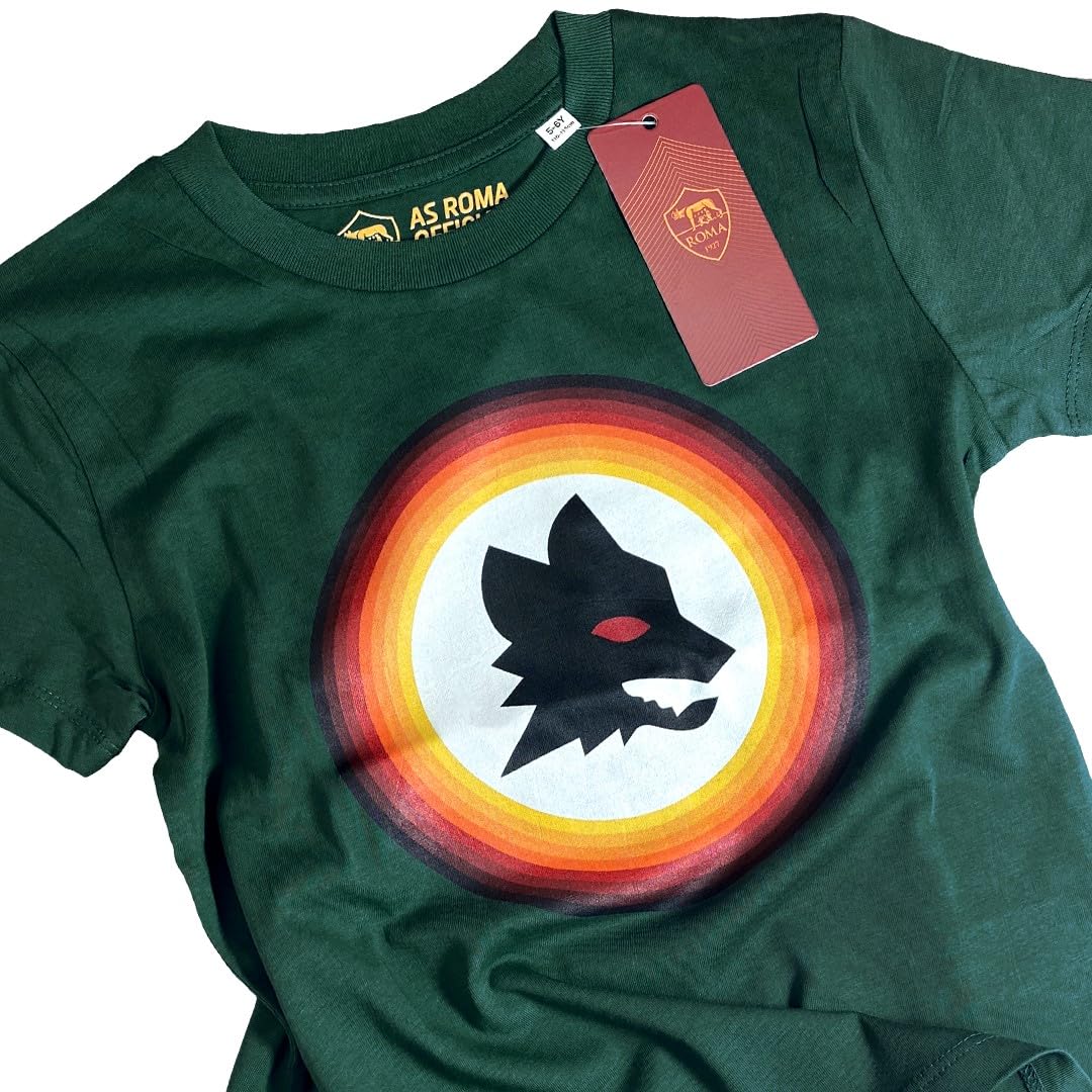 AS Roma T-Shirt Lupetto Stampato