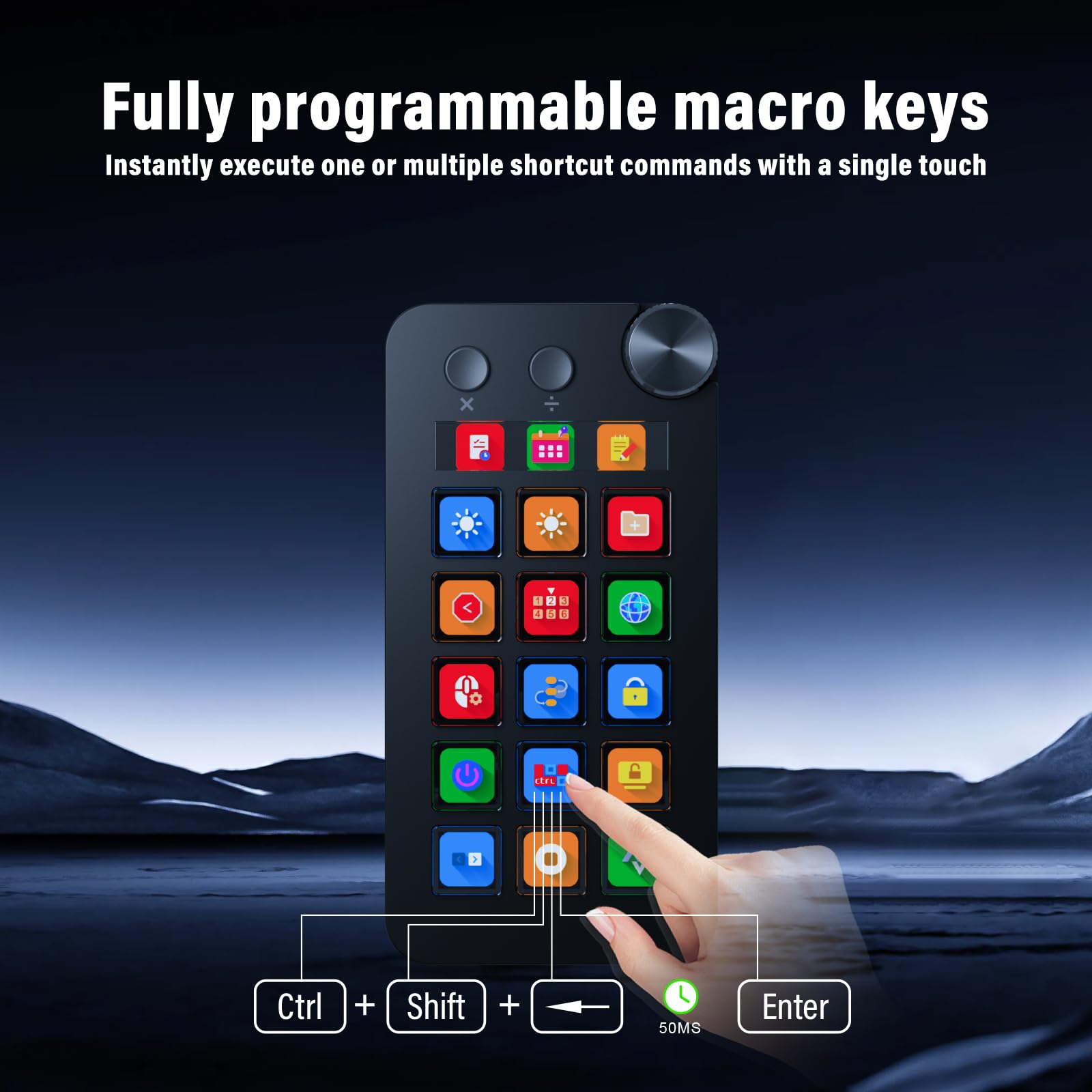 Streaming Macro Keypad N1 (Noir)