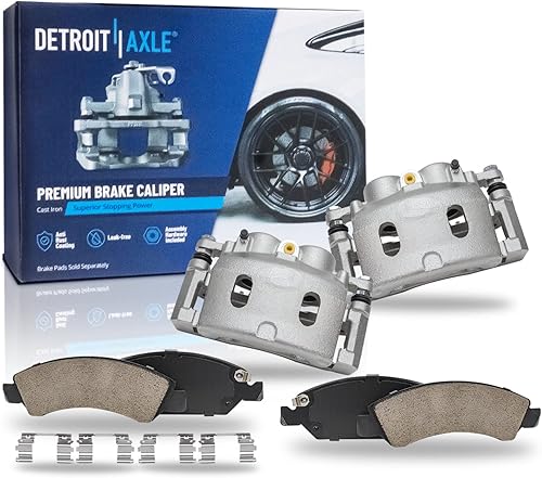 Miniatura 137 de Detroit Axle - Pastillas de Freno Delantero para Chevrolet Captiva Sport Equinox Pontiac Torrent Saturn Vue Suzuki XL-7, Pastillas de Freno Cerámica