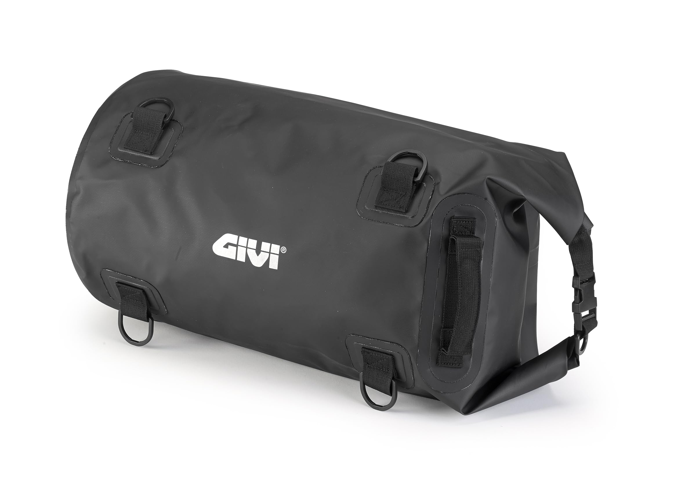 Gepäckrolle Moto Guzzi V7 II Stone Givi EA114BK 30 Liter schwarz