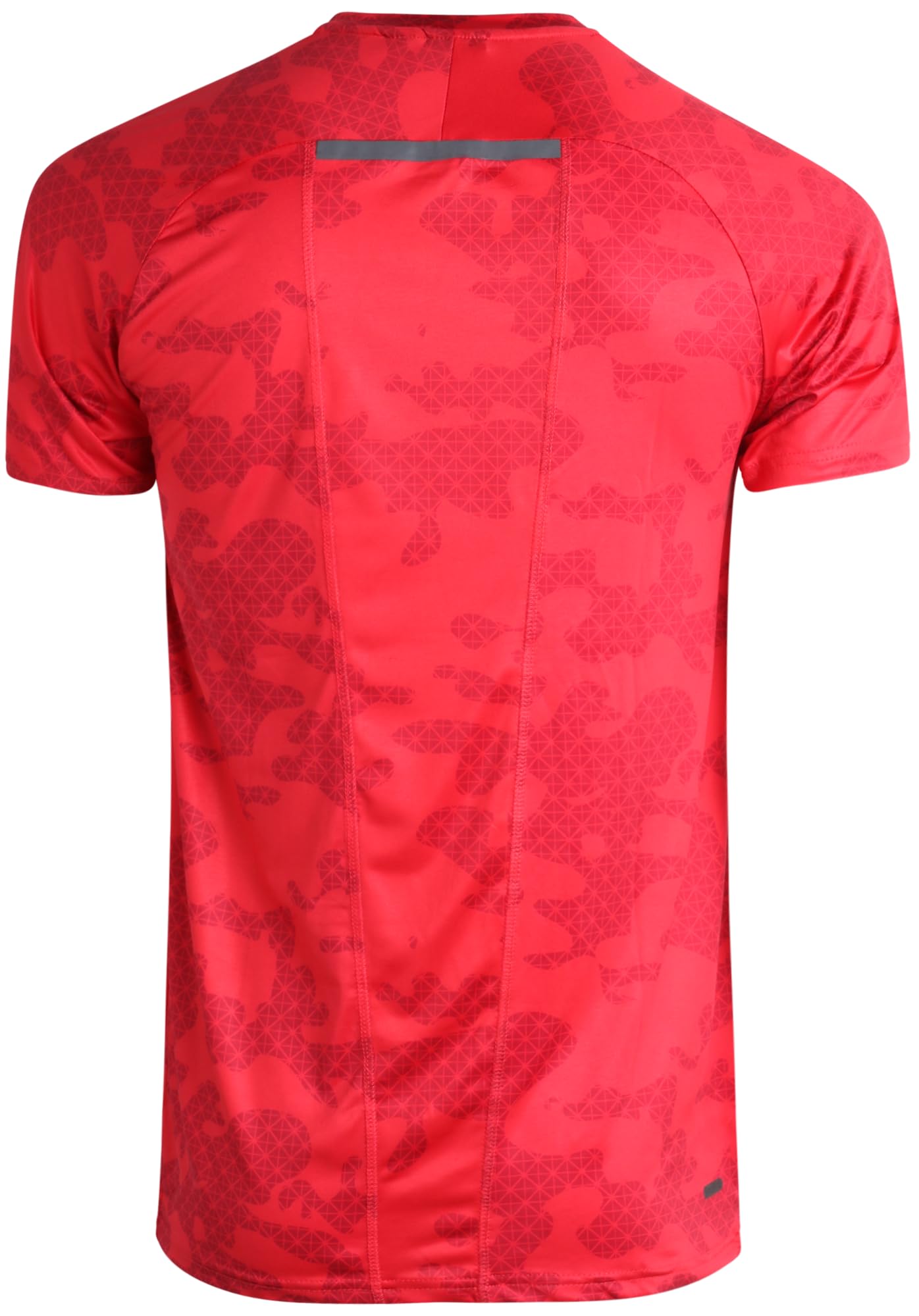 Spyder Camisa deportiva para hombre, camiseta de entrenamiento de manga corta ajustada de camuflaje, camiseta de entrenamiento Dry Fit para hombre (S-XL)