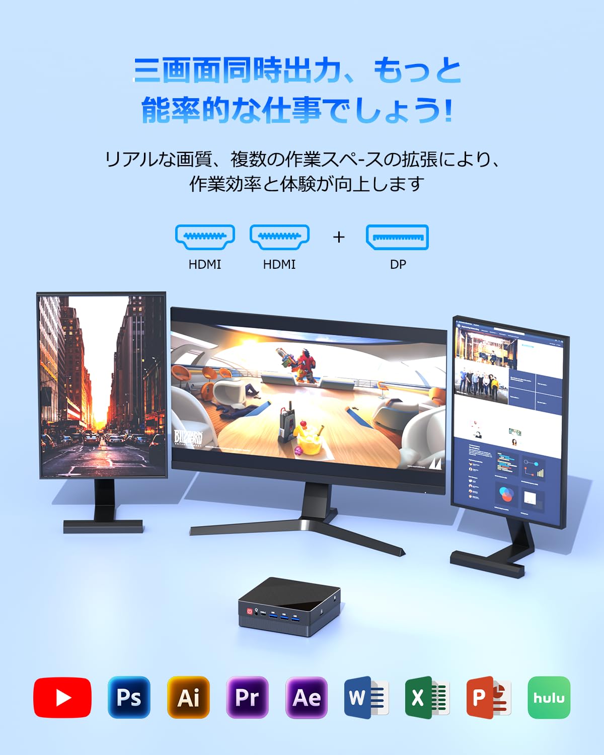 Ryzen 7 5800H / 通電OK・映像出力なし Amazon.co.jp: YCTipcミニPC AMD Ryzen 7 5800H DDR4 16GB 512GB NVMe