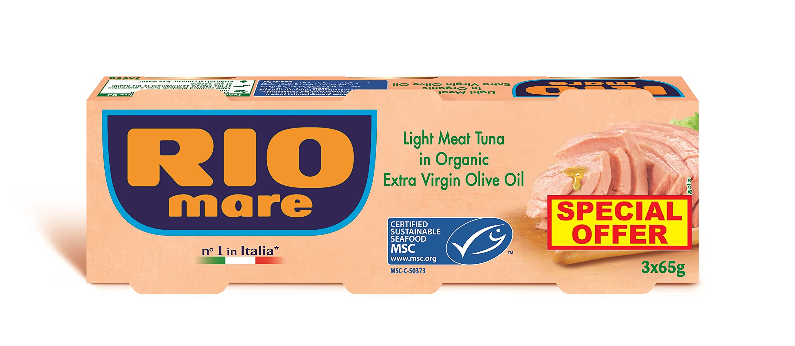 Rio Mare Bio - Tuna In Organic Olive Oil 65Gx3