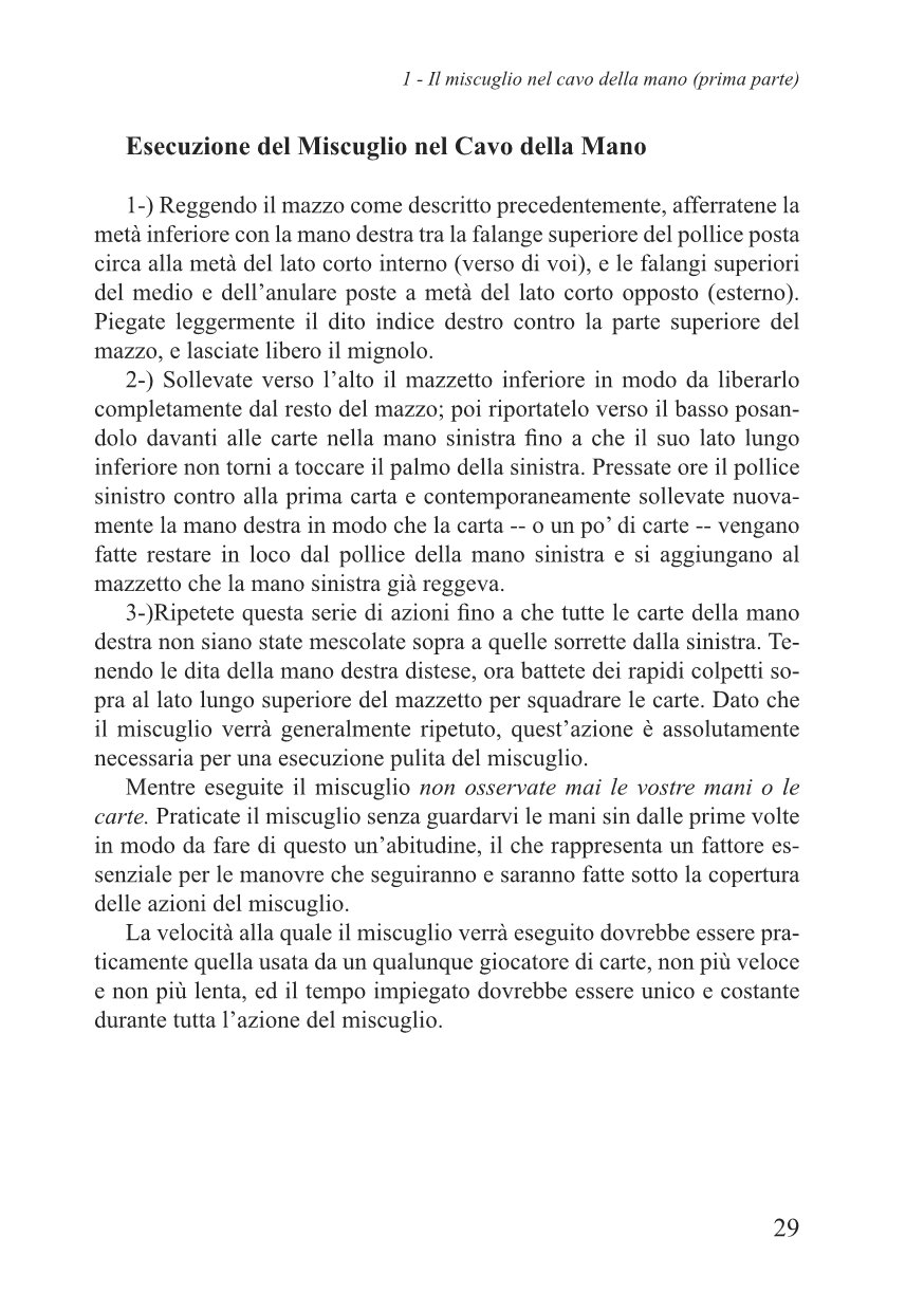 La strada maestra alla cartomagia