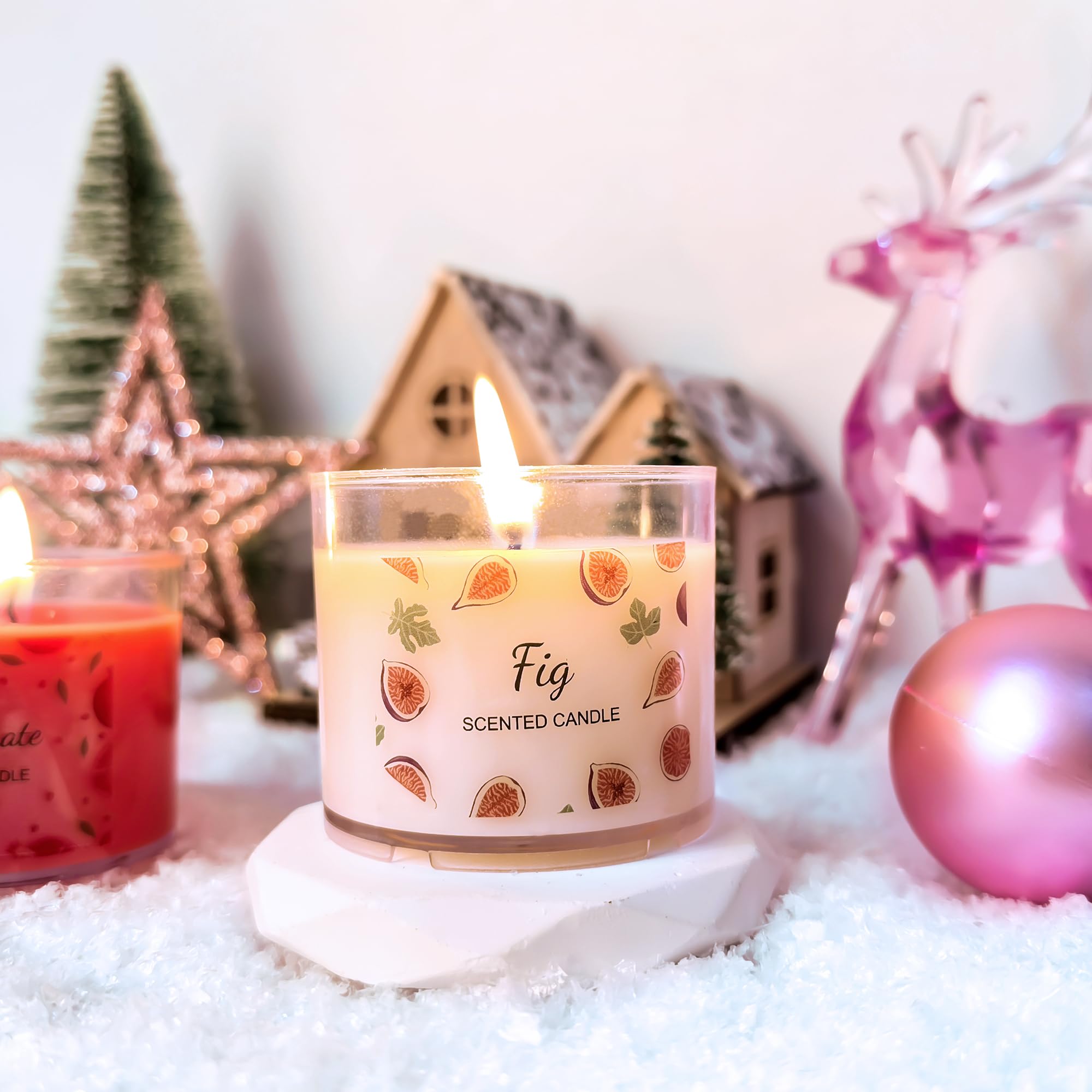 Scented Candles Gift Set, 12Pcs 2.5OZ Natural Soy Wax Long Lasting Portable Travel Tin - Image 4