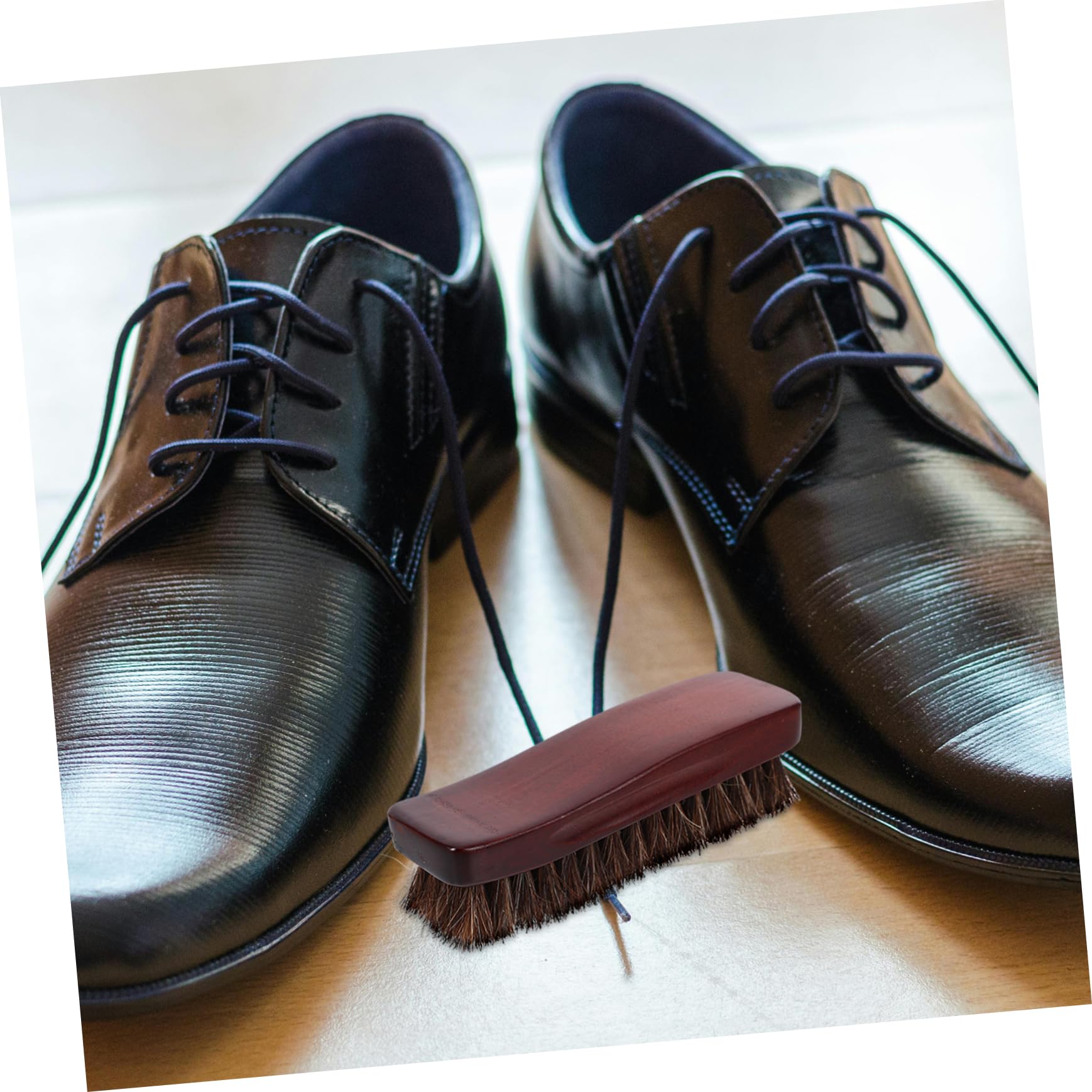 SHERCHPRY 5 Stück Schuhbürste Aus Holz Schuhreinigungsbürste Polierbürste Schwarz Schrubben Schuhcreme Stiefel Borsten Kleine Schuhreinigungsbürste Für Schuhe Stiefelbürste Schuh