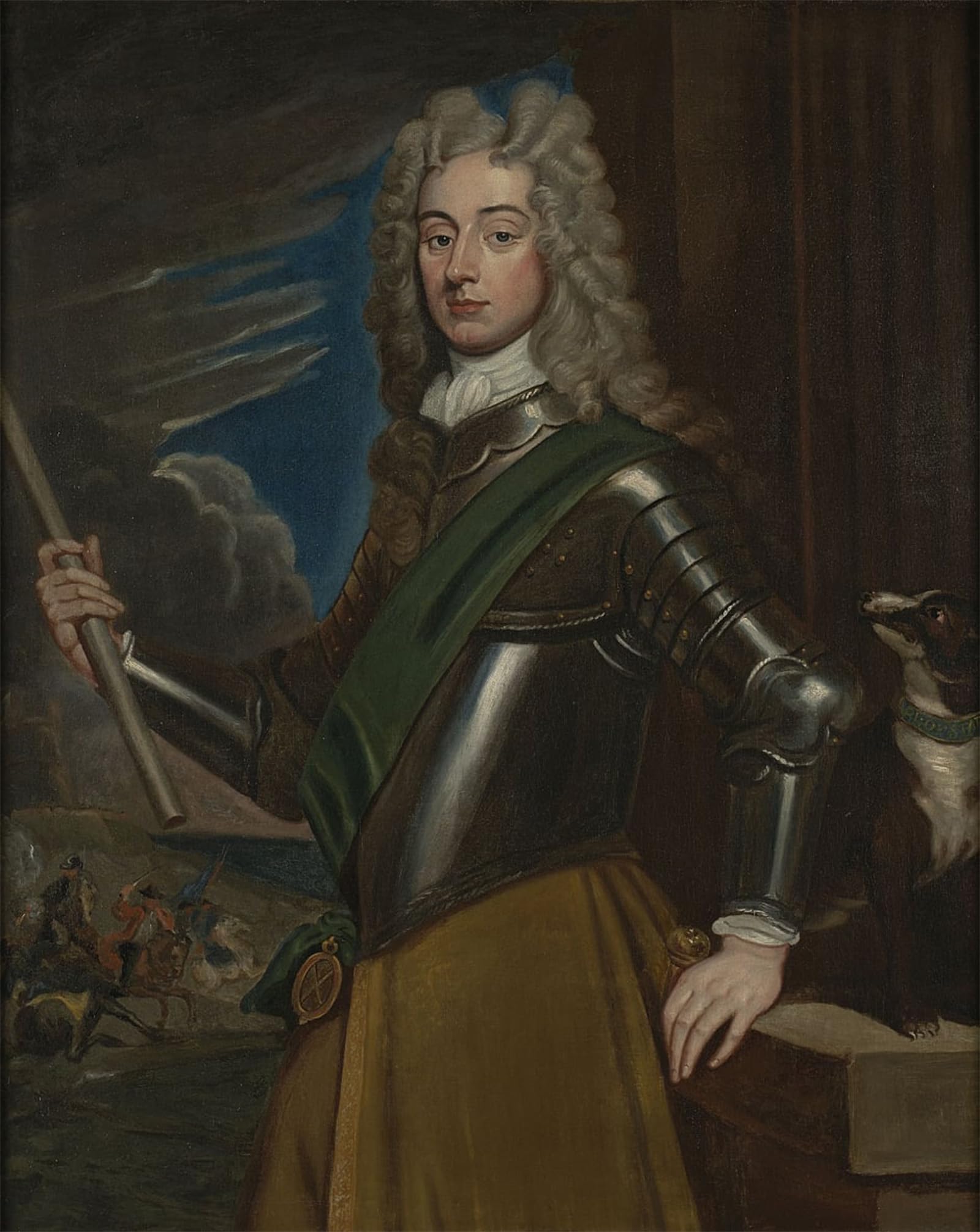SERENDIPITP Vintage Wall Art Canvas Nordic Poster Canvas Print Picture Portrait of Sir Dalrymple Nd Earl of Stair Field Marshal Diplomat by Godfrey Kneller Wall Art Poster for Home Decor 60x90cm