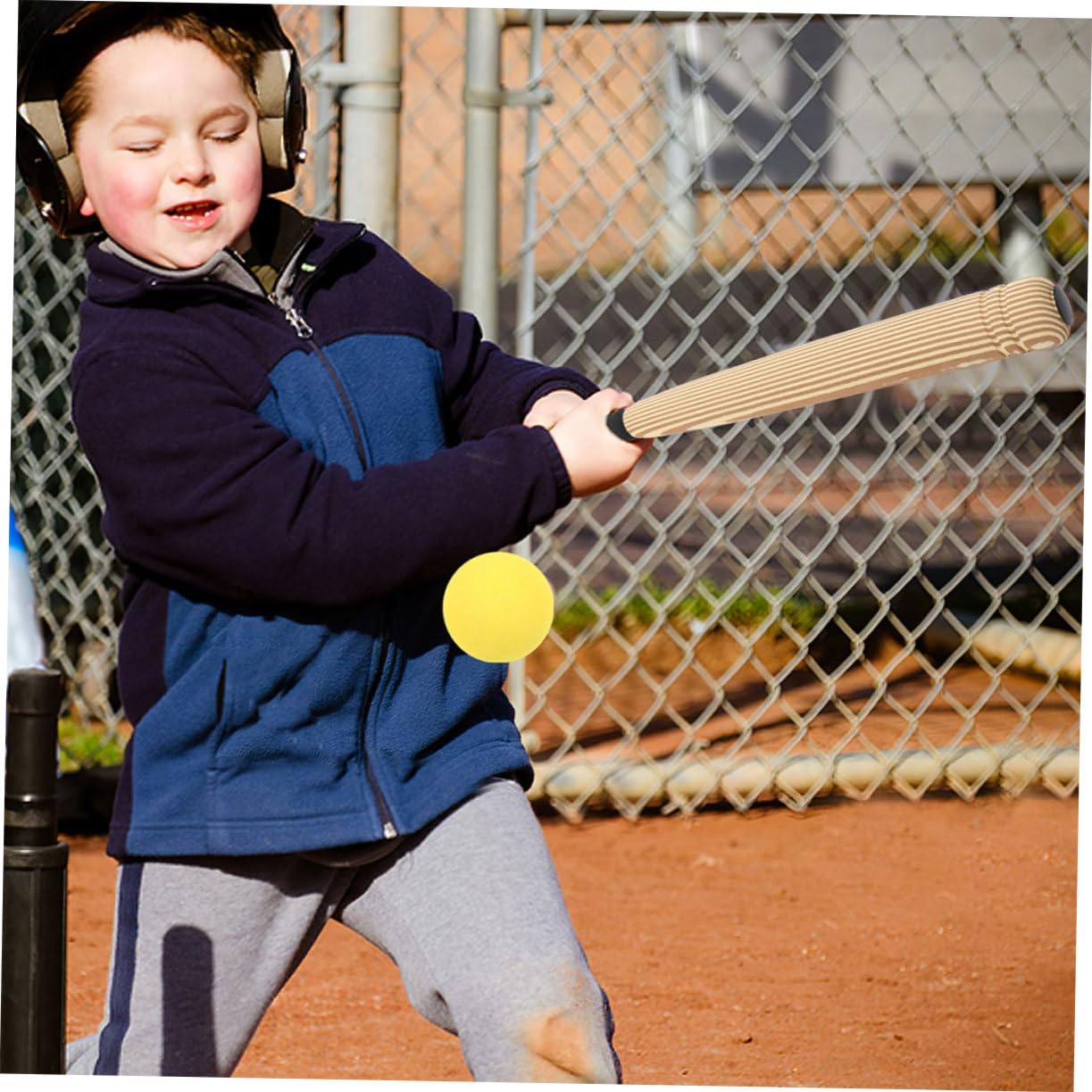 ifundom Mazza da Baseball in Eva per Ragazzo Ragazza, Giocattolo Sportivo Portatile per Giochi Indoor e Sviluppo Coordinazione Occhio-mano