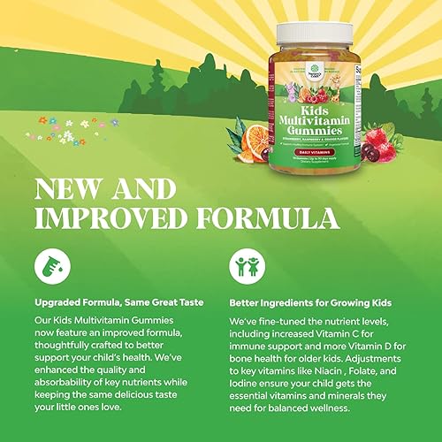 Miniatura 5 de Paquete de gomitas para niños, ácidos grasos DHA Omega 3 6 9 para cerebro, fuerza y visión inmunológicas y multivitamínico para apoyo inmunológico