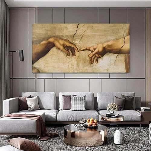 Miniatura 5 de Póster De Pintura Famosa De Táctil De Dios Para Decoración Del Hogar, Cuadro Sobre Lienzo Para Pared Cuadro Sobre Lienzo Pared Cuadro Para Cuadro