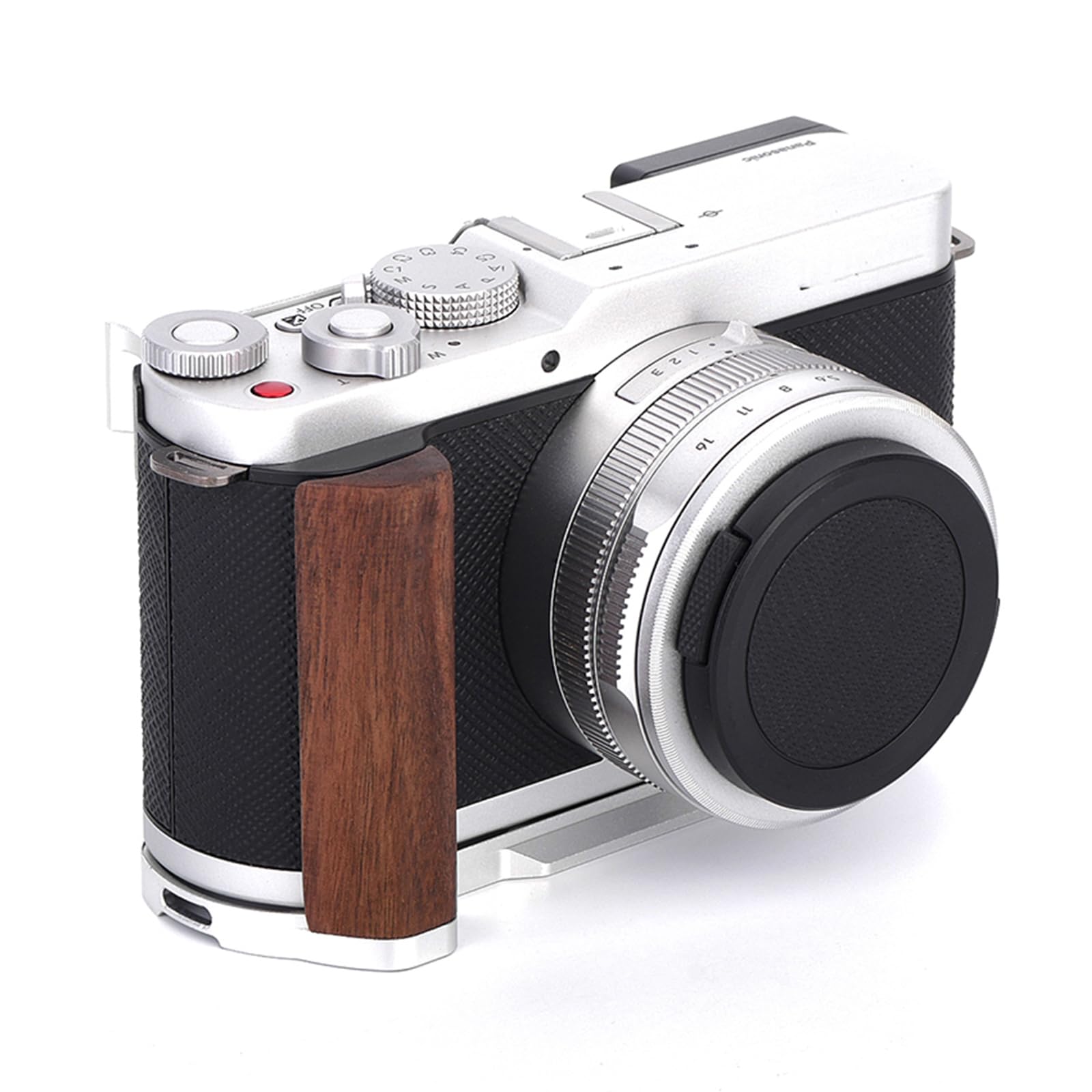 Supporto a L con impugnatura in metallo per Panasonic LUMIX L10