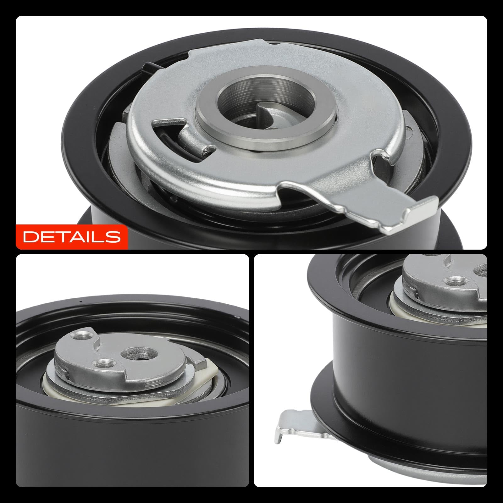 Frankberg Polea guía de rodillos Diesel Compatible con Golf IV 1J1 1.9L A4 Avant 8E5 1.9L P.a.s.s.a.t Variante 3B6 1.9L Replace# 038109243