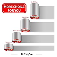 Vista 3 de TAPEBEAR Cinta de sellado impermeable de butilo de 4 pulgadas x 16 pies, cinta de aluminio mejorada resistente para reparación de caravanas, toldos
