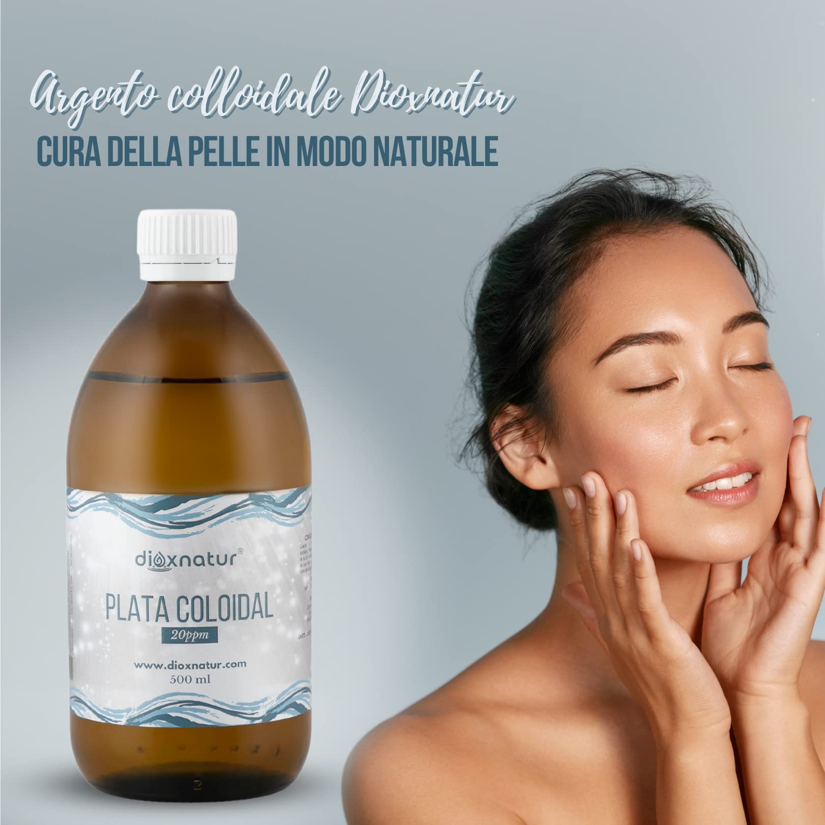 Argento Colloidale 40 Ppm - Flacone Da 500 Ml Con Spray, 100% Puro E Naturale - Foto 4
