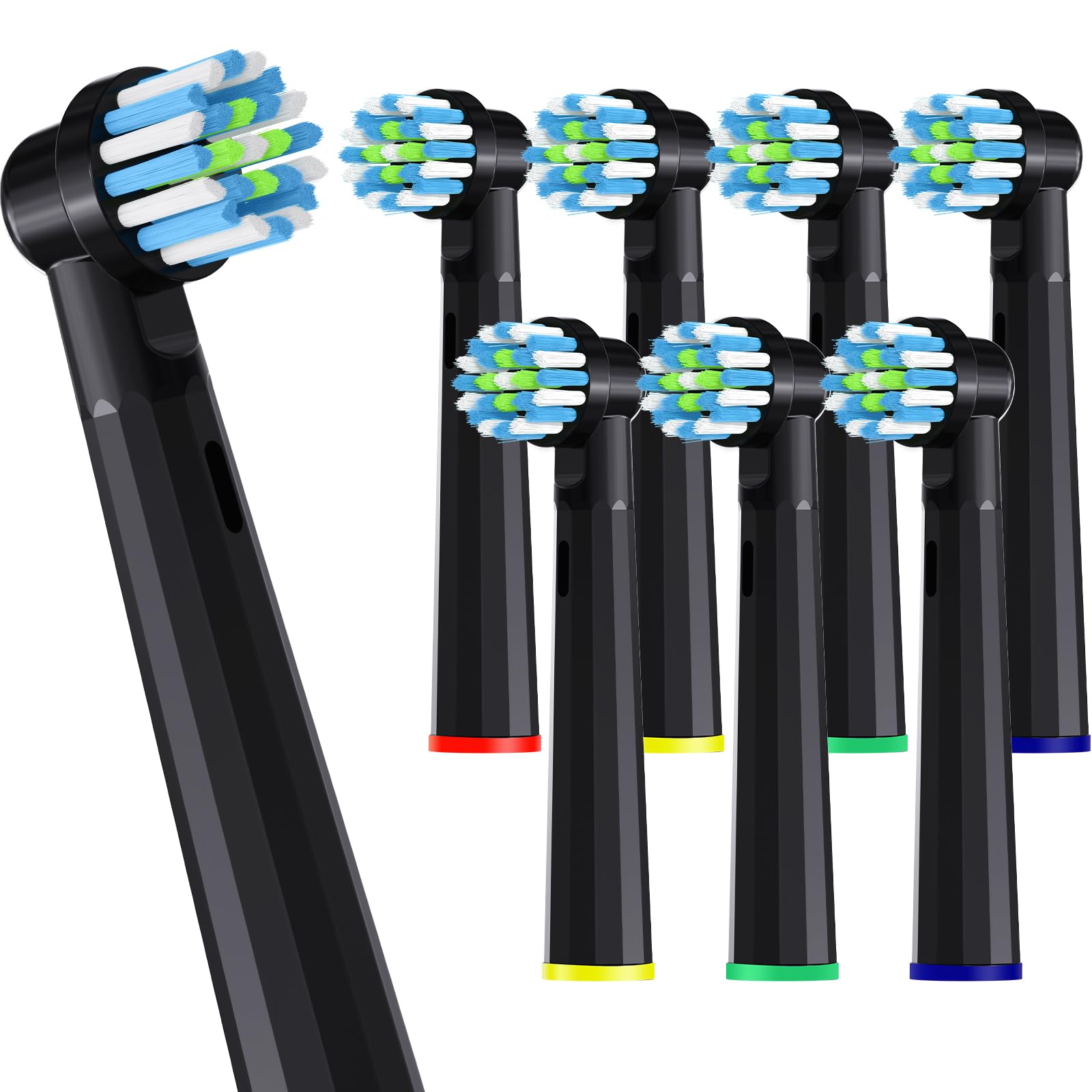 Replacement Brush Heads Compatible with Braun Oral B Pro 1000 Electric Toothbrush Compatible with Smart 1500 Genius X