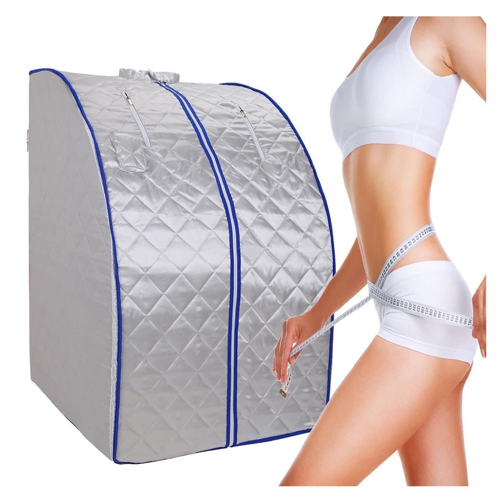 Manta de sauna Manta de sauna de infrarrojos Sauna portátil Adelgazante Sala de sauna personal Silla plegable Cámara de cabina Baño de sauna para la desintoxicación