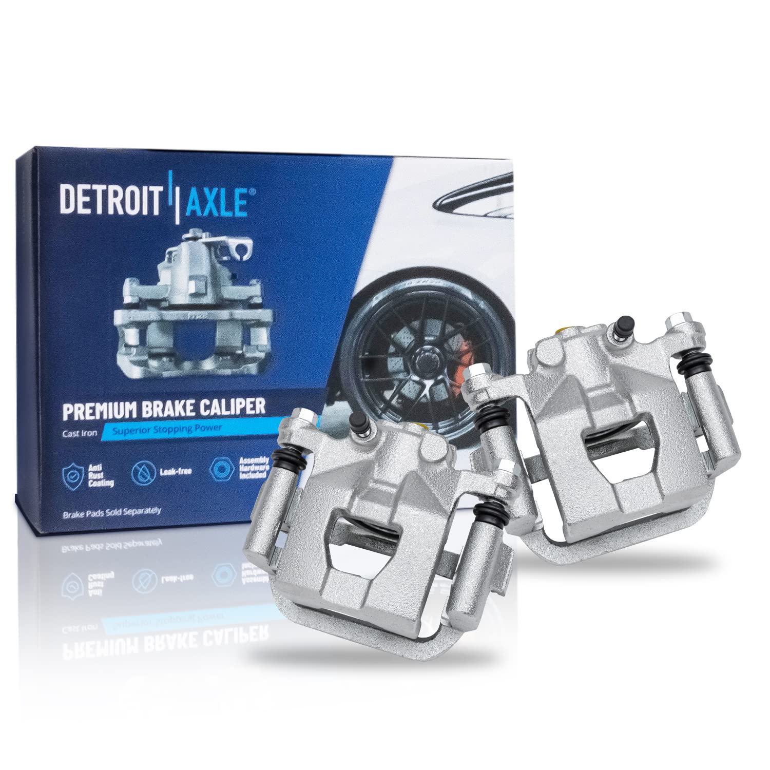 Detroit Axle - Rear 2pc Brake Calipers for 2002-2018 Nissan Altima