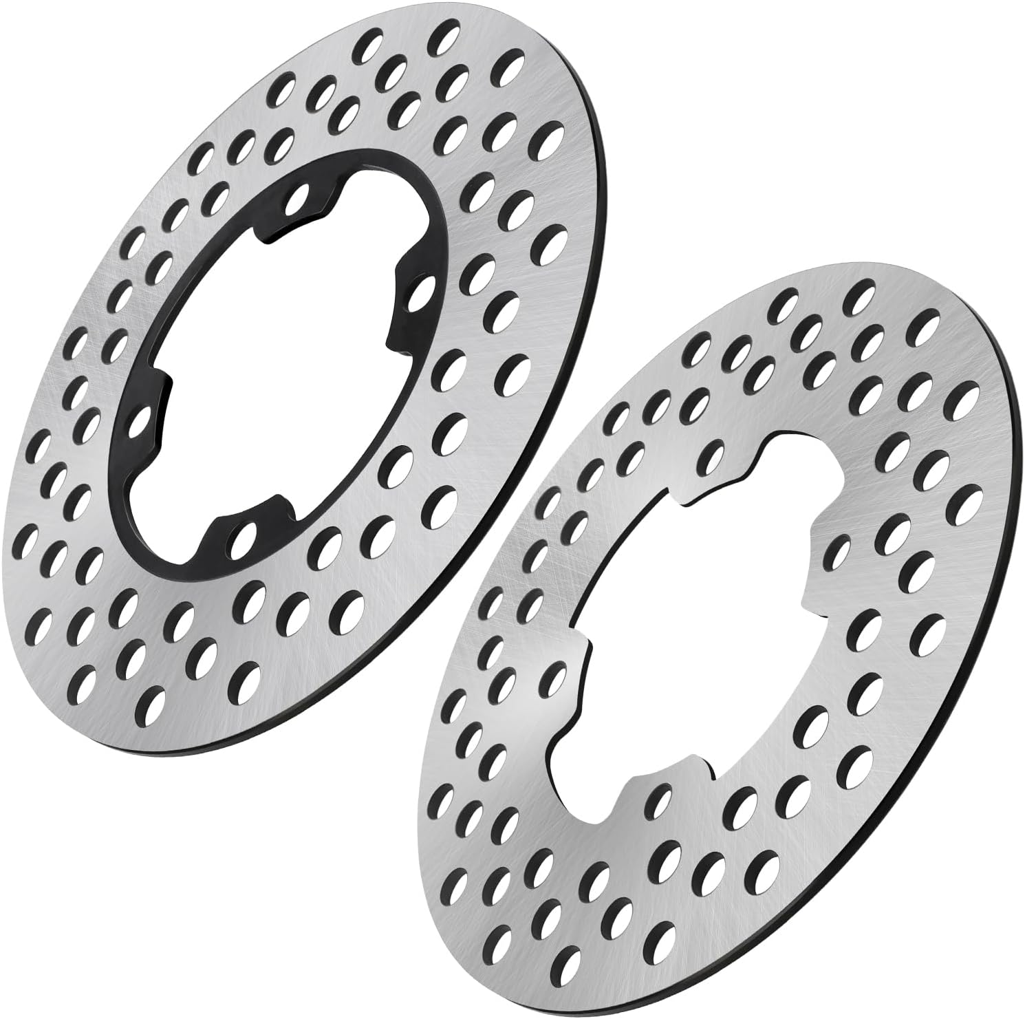 M MATI 2 PCS Front Left/Right Brake Disc Rotor for Yamaha Big Bear 400 YFM400 Bruin 350 YFM350 Grizzly 350 YFM350 400 YFM400 450 YFM450 Kodiak 400 YFM400 450 YFM450 Wolverine 350 YFM350 450 YFM450