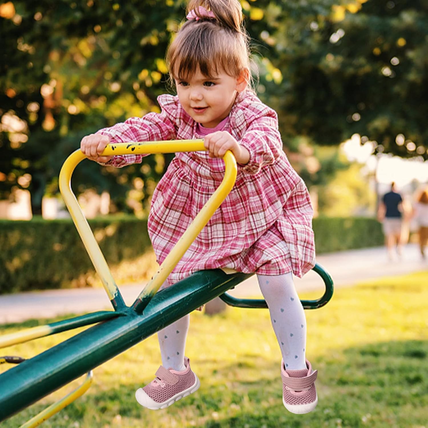 Baby Walking Shoes Toddler Girl Boy Soft Sole Breathable Mesh Slip on Summer Wide Shoes Infant Flexible Lightweight Non-Slip Safer Causal Tennis Shoes Toddler First Walkers Shoes Rubber Soles Outdoor - Image 6