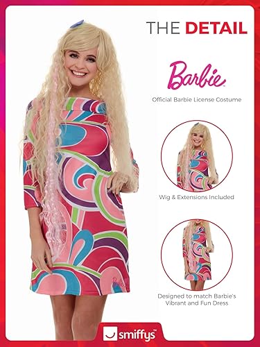 Miniatura 5 de Smiffys Disfraz de Barbie con licencia oficial para mujer