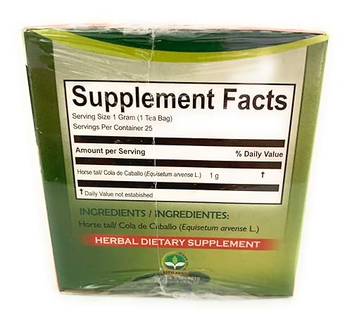 Miniatura 6 de Té de hierbas de cola de caballo 100  natural 25 bolsas de té optimiza la salud del tracto urinario favorece el crecimiento del cabello y el