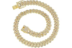 13mm Iced Out Miami Cuban Link Chain for Kids