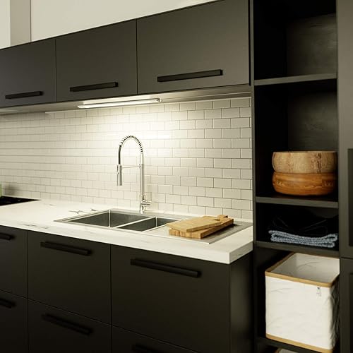 Miniatura 8 de BAZZ Luz LED integrada para debajo del gabinete con sensor de movimiento seleccionable de 18 pulgadas