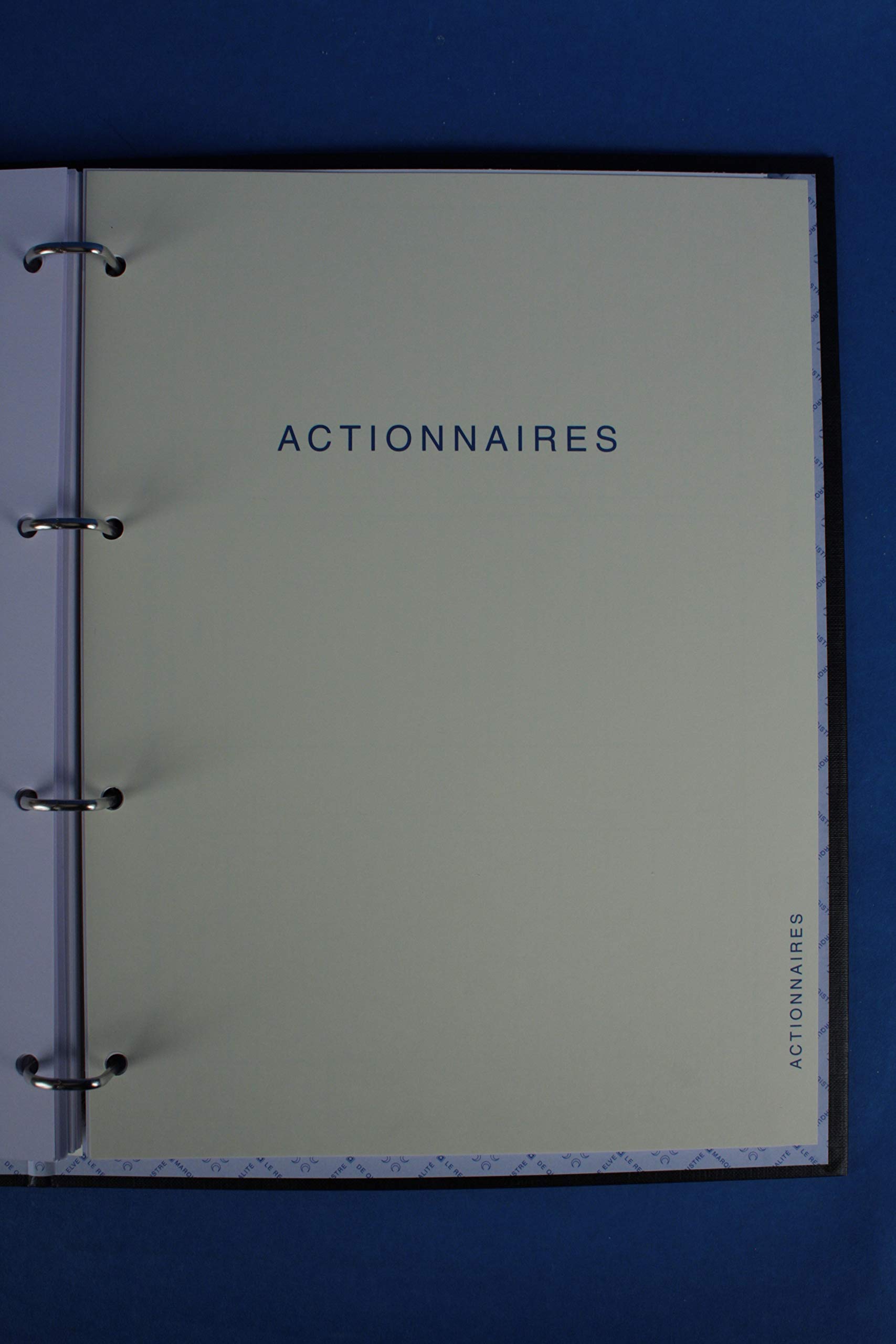 REGISTRE LEGAL DES ACTIONNAIRES
