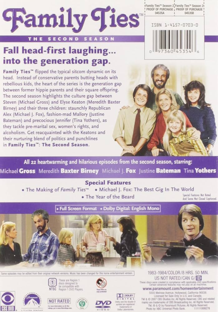 Amazon.co.jp: Family Ties: Complete Second Season/ [DVD] : DVD