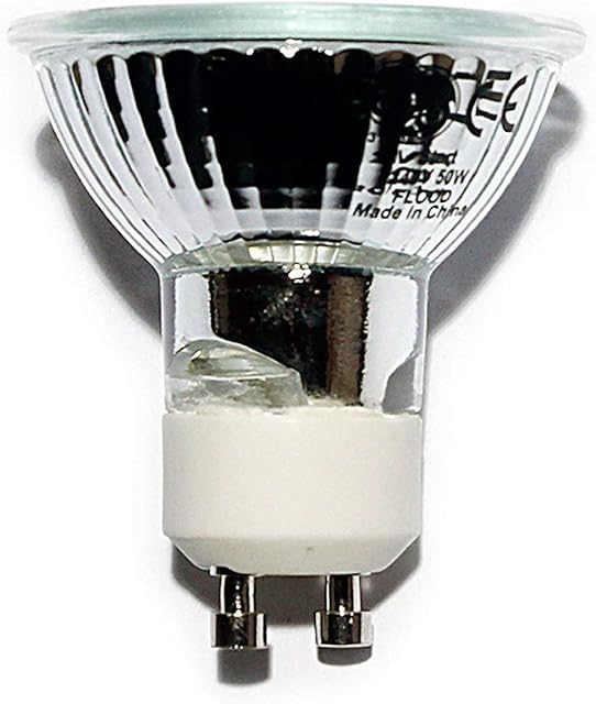10 x Polaris 50w 240v GU10 2pin Spotlight Reflector Bulb Halogen Lamp