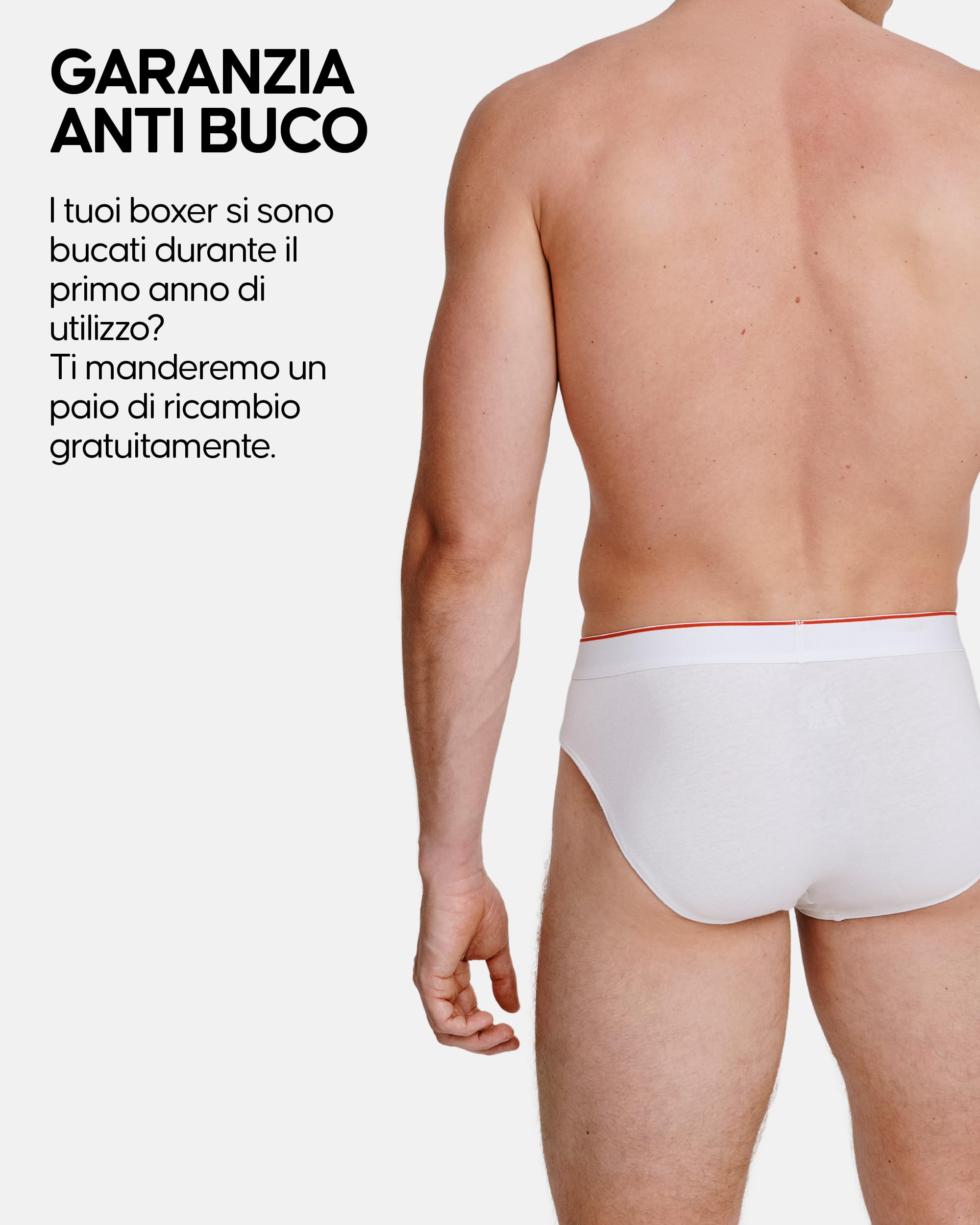 DANISH ENDURANCE Slip Uomo Cotone Elasticizzati, Mutande Uomo Senza Etichetta, Morbide e Traspiranti, 6 Paia