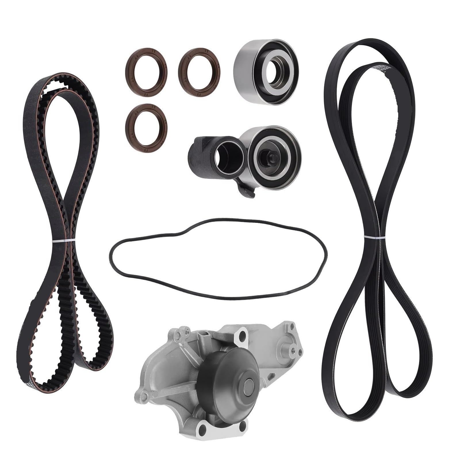 Compatibile Con Accord 2003-2012 Per Odyssey 2005-2014 Per Pilot 2005-2014 Pompa Con Guarnizione Cinghia Trasmissione A Serpentina Kit Cinghia Distribuzione Parti Motore