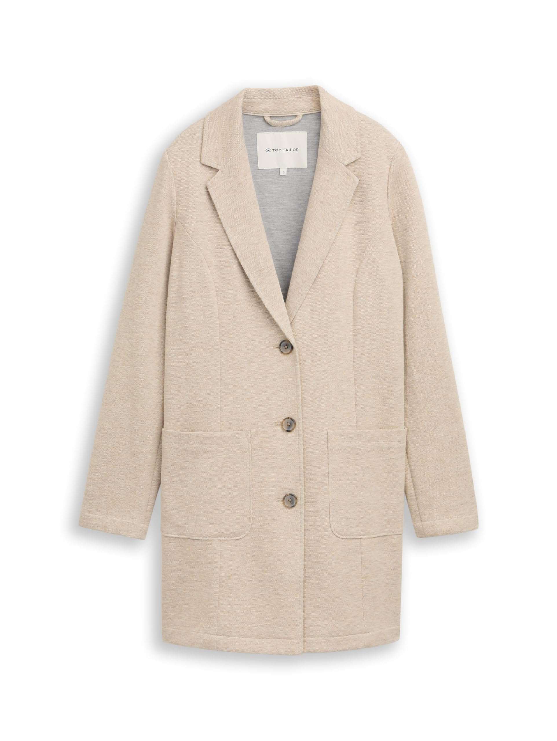 TOM TAILOR Damen Trenchcoat im Cardigan Style