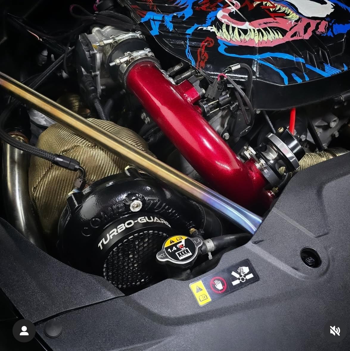 Ultra BILLET Life-time warranty/PREMIUM Turbo Guard screen air filter (Anodized Black, 4.00" Inch Inlet)